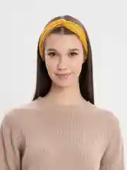 Желтый эластичная, хлопковая повязка на голову