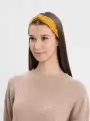 Желтый эластичная, хлопковая повязка на голову