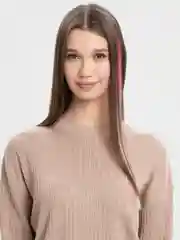 Горчичный волосы накладные на заколке, цветные, омбре, пряди
