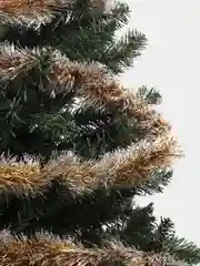 Желтый мишура новогодняя, 2 м, украшение на елку (пышная)
