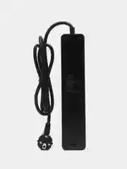 Черный сетевой фильтр - удлинитель Harper UCH-340 Quick Charge 3.0 с USB, с заземлением и защитой