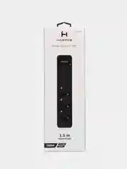 Сетевой фильтр Harper UCH-315 Black, 1,5 метра, 3 розетки, 3 USB, 3680 Вт
