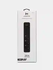 Сетевой фильтр Harper UCH-325 Black, 3 метра, 3 розетки, 3 USB, 3680 Вт