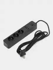 Сетевой фильтр Harper UCH-325 Black, 3 метра, 3 розетки, 3 USB, 3680 Вт