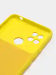Желтый чехол накладка для Xiaomi Poco C40, Redmi 10C, с защитой камеры, накладка редми 10с