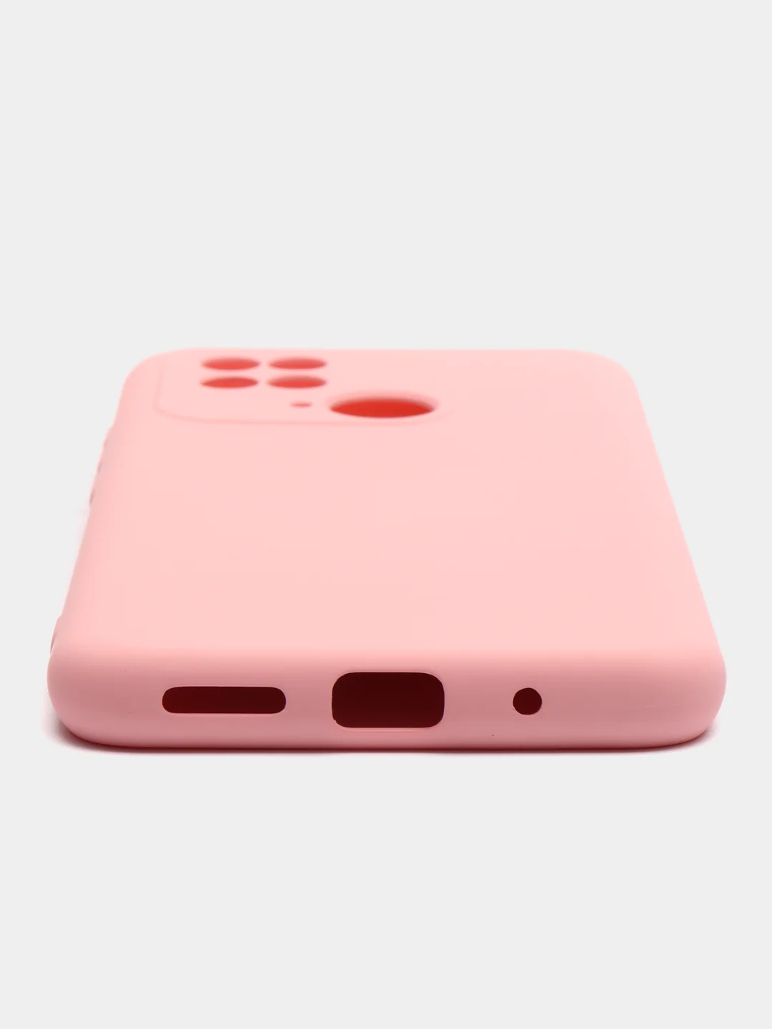 Розовый чехол накладка для Xiaomi Poco C40, Redmi 10C, с защитой камеры, накладка редми 10с