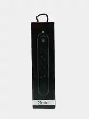 Черный удлинитель, 2 м, 2,7 м, сетевой фильтр, с 3-мя USB портами, 4 евро-розетки
