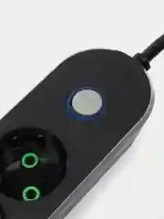 Черный удлинитель, 2 м, 2,7 м, сетевой фильтр, с 3-мя USB портами, 4 евро-розетки
