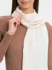 Молочный палантин унисекс