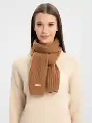 Медный шарф женский
