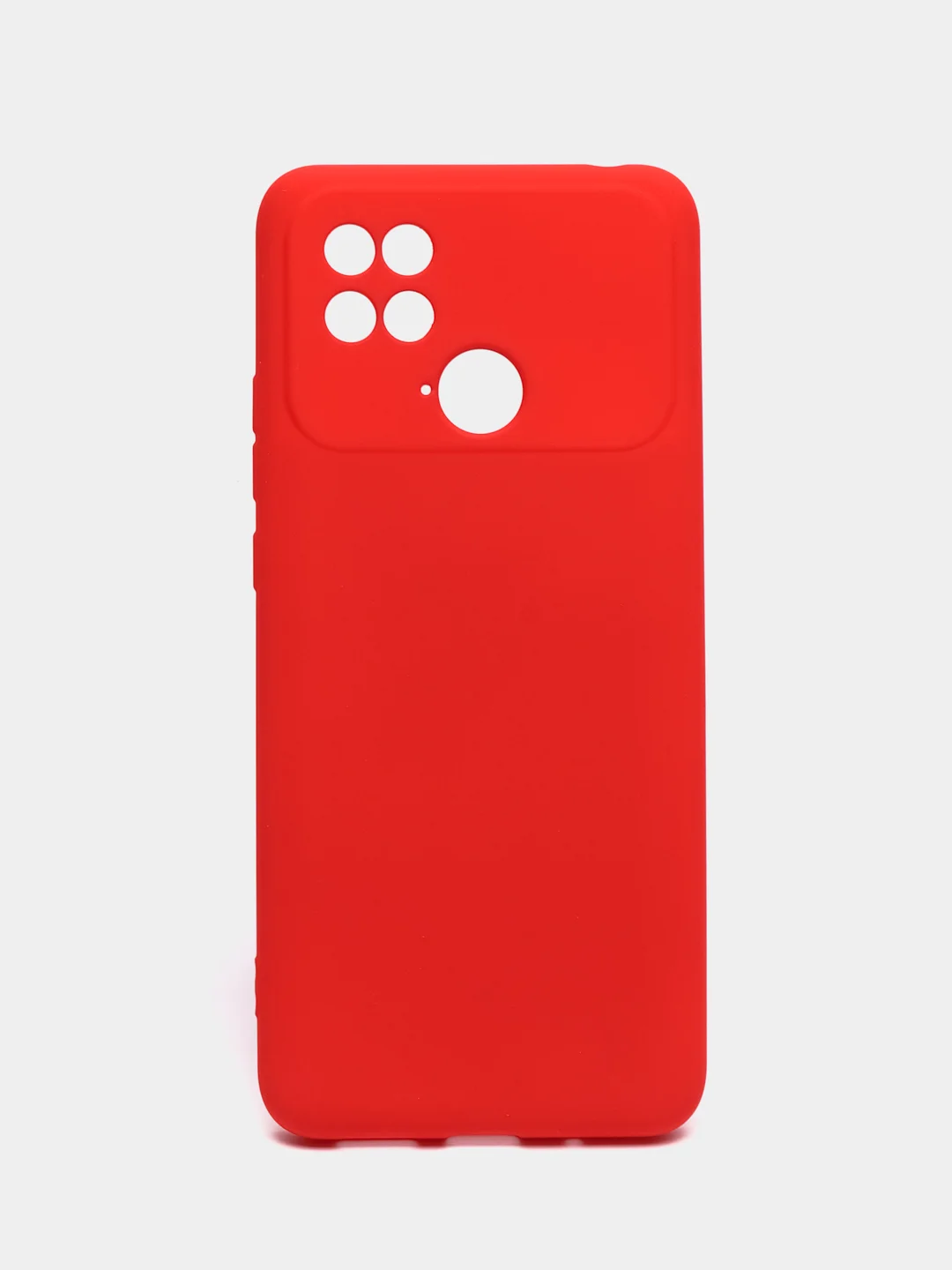 Красный чехол накладка для Xiaomi Poco C40, Redmi 10C, с защитой камеры, накладка редми 10с