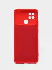 Красный чехол накладка для Xiaomi Poco C40, Redmi 10C, с защитой камеры, накладка редми 10с