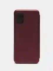 Багровый чехол-книжка для ITEL Vision 5 Plus, Ител Вижен 5 Плюс