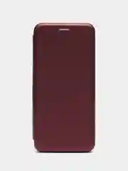 Багровый чехол-книжка для ITEL Vision 5 Plus, Ител Вижен 5 Плюс