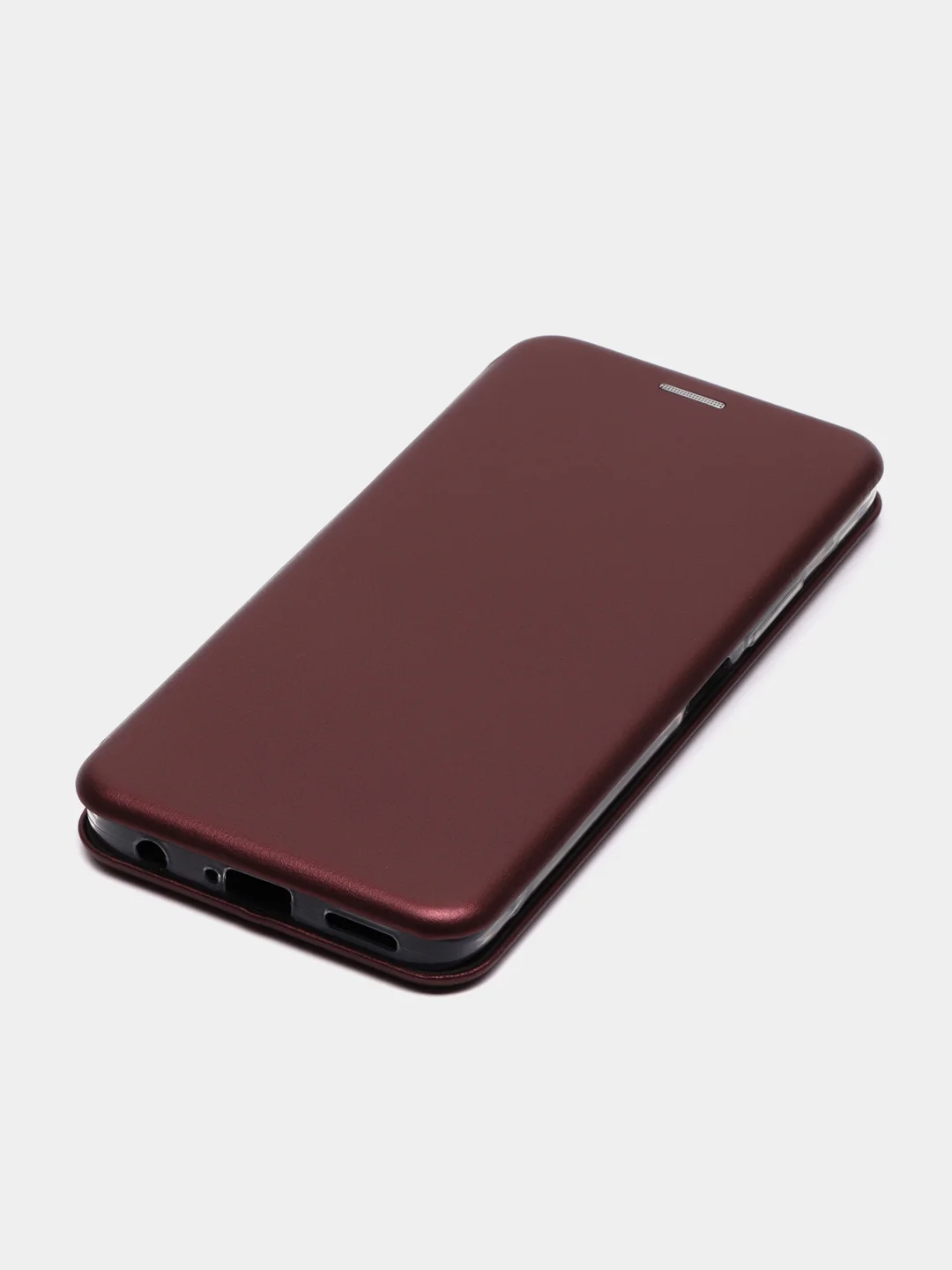 Багровый чехол-книжка для ITEL Vision 5 Plus, Ител Вижен 5 Плюс