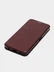 Багровый чехол-книжка для ITEL Vision 5 Plus, Ител Вижен 5 Плюс