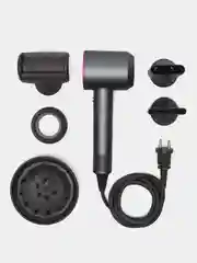 Розовый профессиональный Фен для сушки и укладки волос. Super Hair Dryer .Стайлер для укладки
