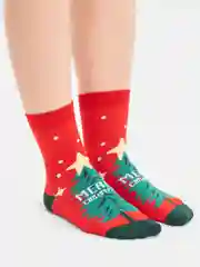 Лайм носки новогодние, унисекс