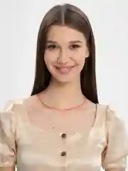 Оранжевый шнур для кулонов