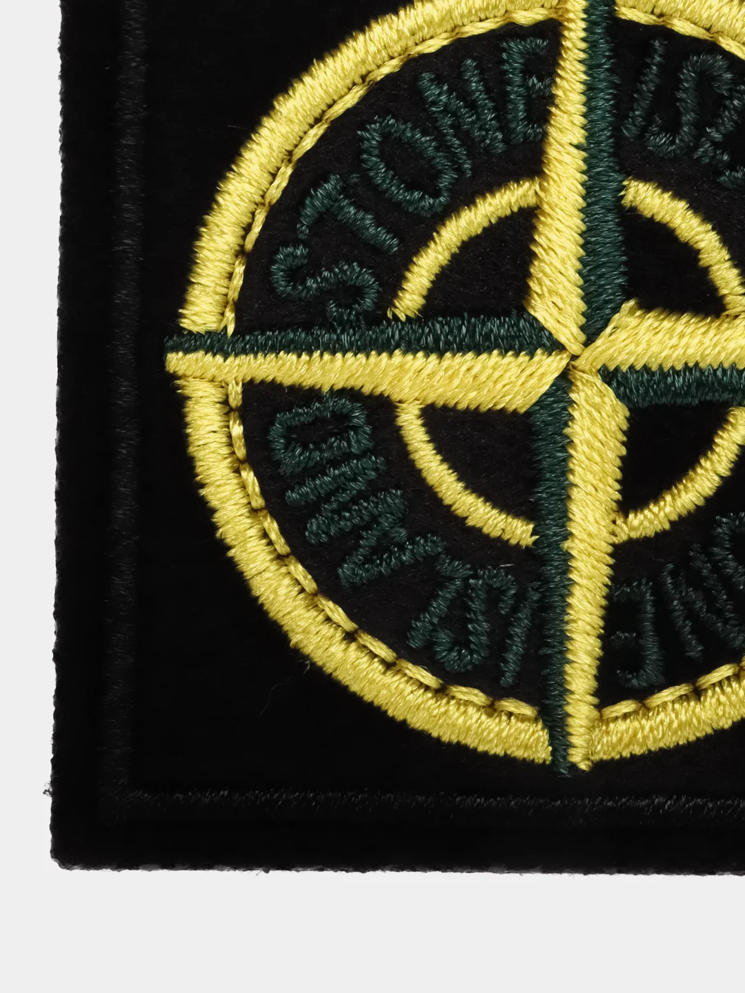 Белый комплект нашивок в стиле Stone Island, патч