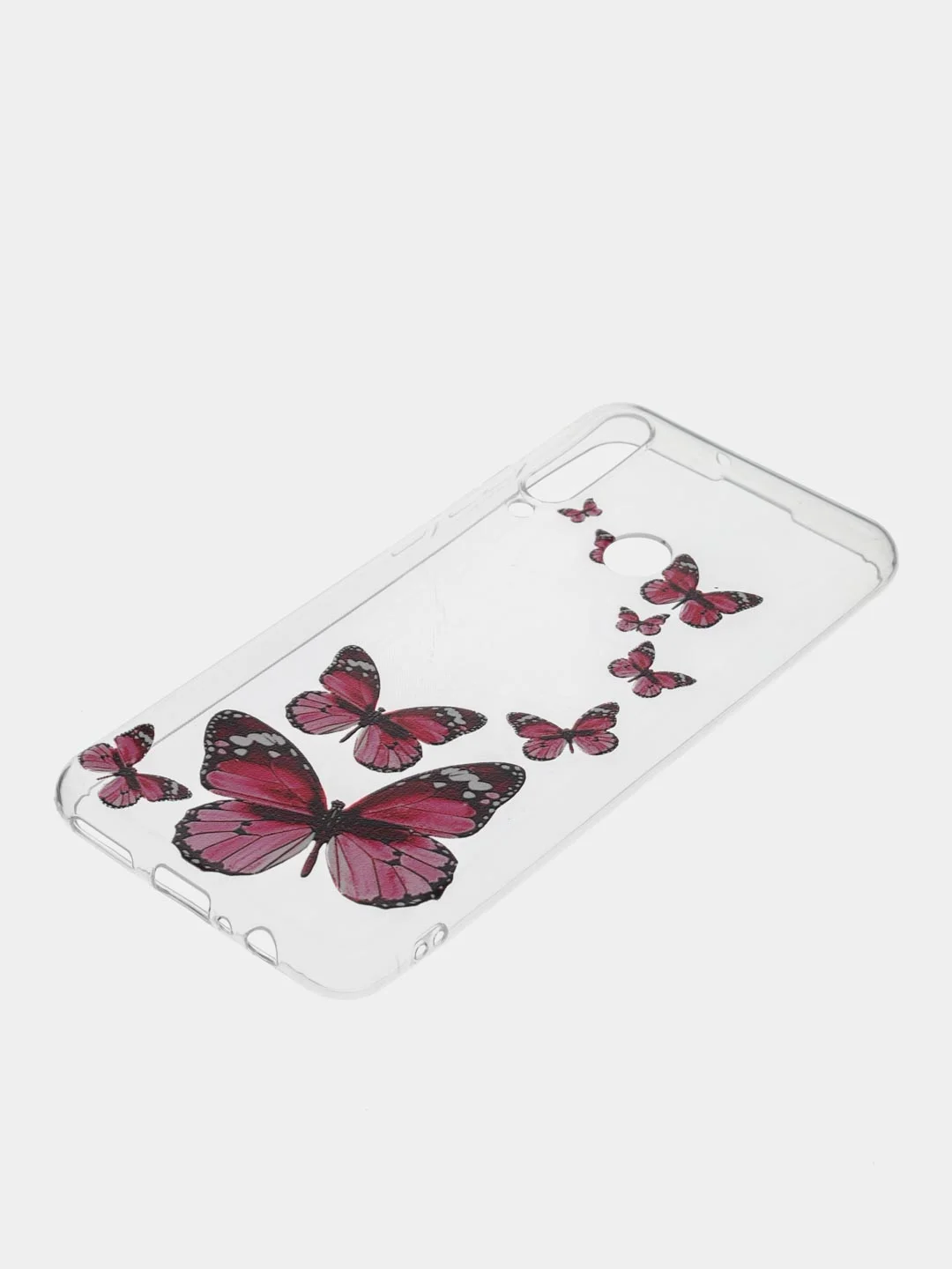 Вишнёвый чехол с единорогами Huawei Honor P40 Lite Nova 6 SE Xiaomi Note 8 10 lite