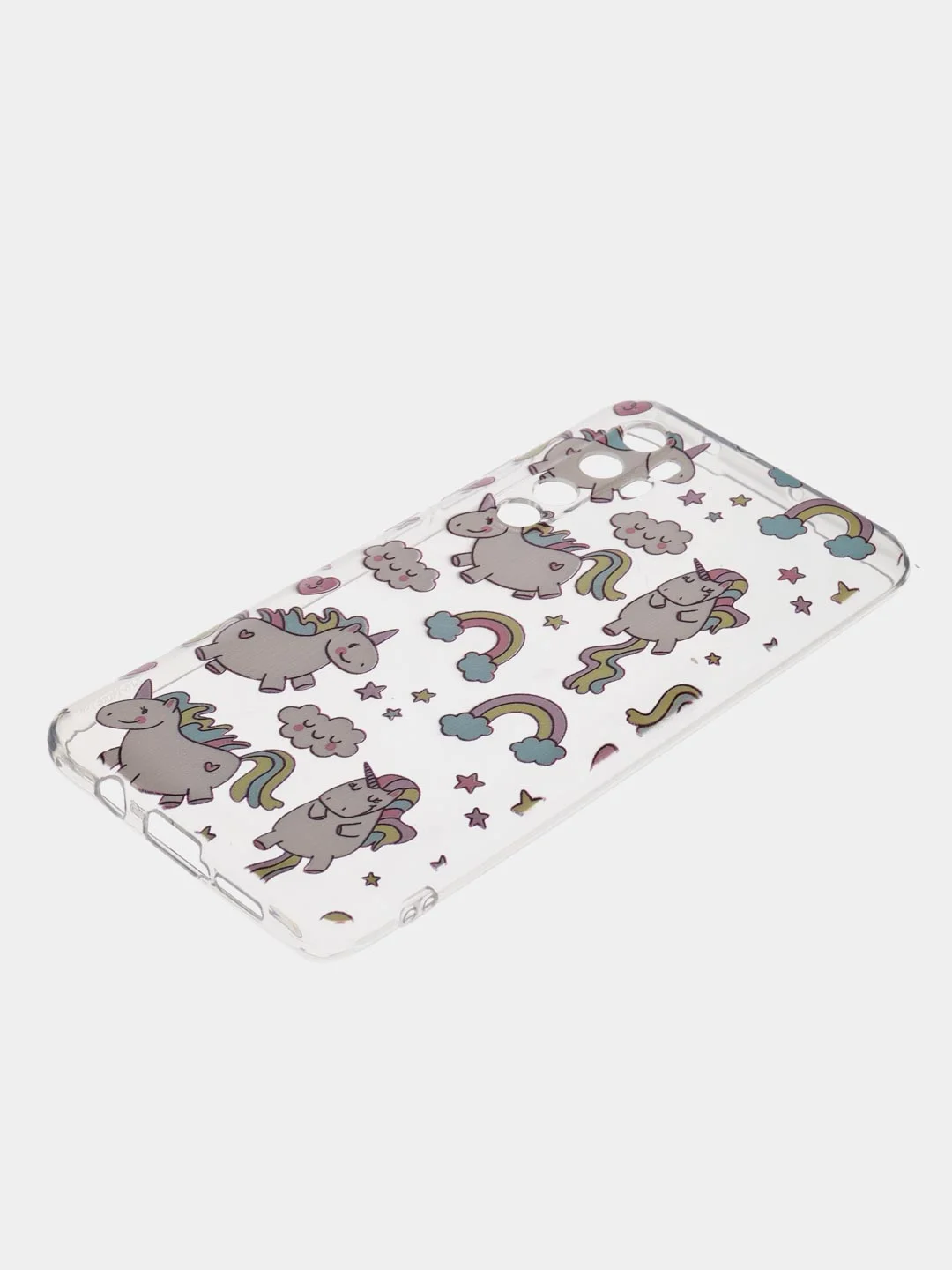 Розовый чехол с единорогами Huawei Honor P40 Lite Nova 6 SE Xiaomi Note 8 10 lite