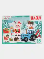 Багровый пазл детский новогодний 54/35 элементов
