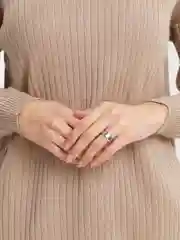 Белый набор колец