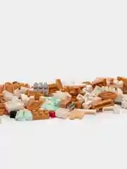 Золотистый хаки детский 3D конструктор, игрушка развивающая