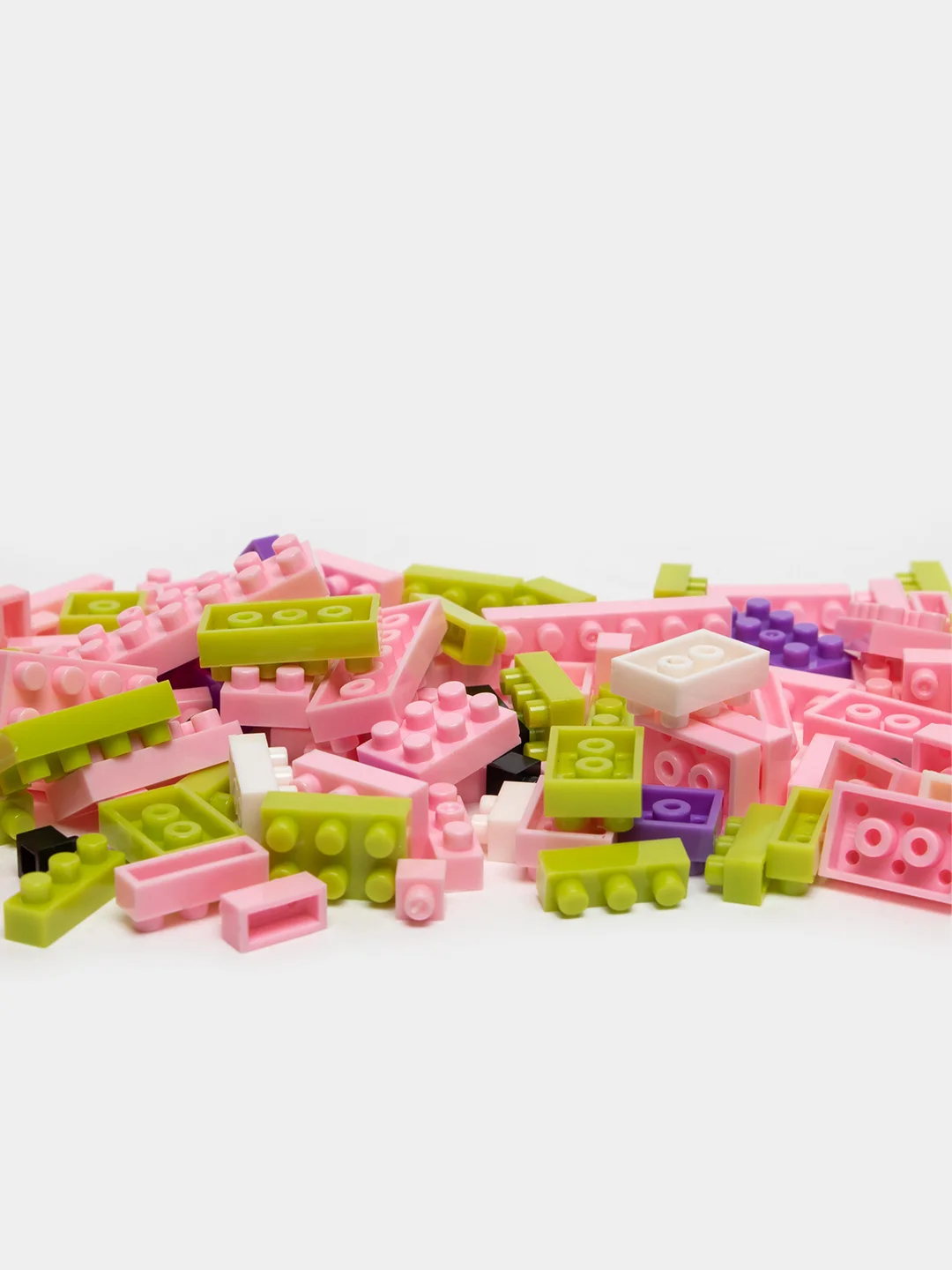 Кораллово-розовый детский 3D конструктор, игрушка развивающая
