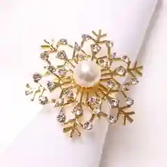 Кольца для салфеток на Новый год, игрушка для ёлки, для новогоднего стола, 6 шт