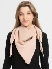 Черный платок на голову и шею