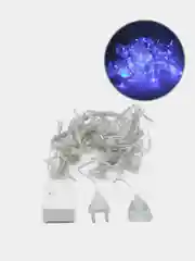 Голубой новогодняя светодиодная LED гирлянда штора, 4 цвета, 2 х 2 м / 3 х 2 м