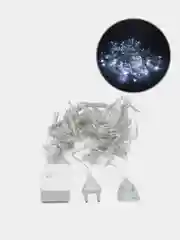 Белый новогодняя светодиодная LED гирлянда штора, 4 цвета, 2 х 2 м / 3 х 2 м