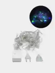 Лазурный новогодняя светодиодная LED гирлянда штора, 1,5*1,5 м, 4 цвета