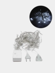 Новогодняя светодиодная LED гирлянда штора, 1,5*1,5 м, 4 цвета