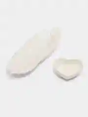 Серебряный подставки для украшений, из гипса, ручная работа. Конфетница. Подарок