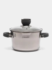 Кастрюля Maestro MR-3507-18, с крышкой, 2,4 л, 18 см