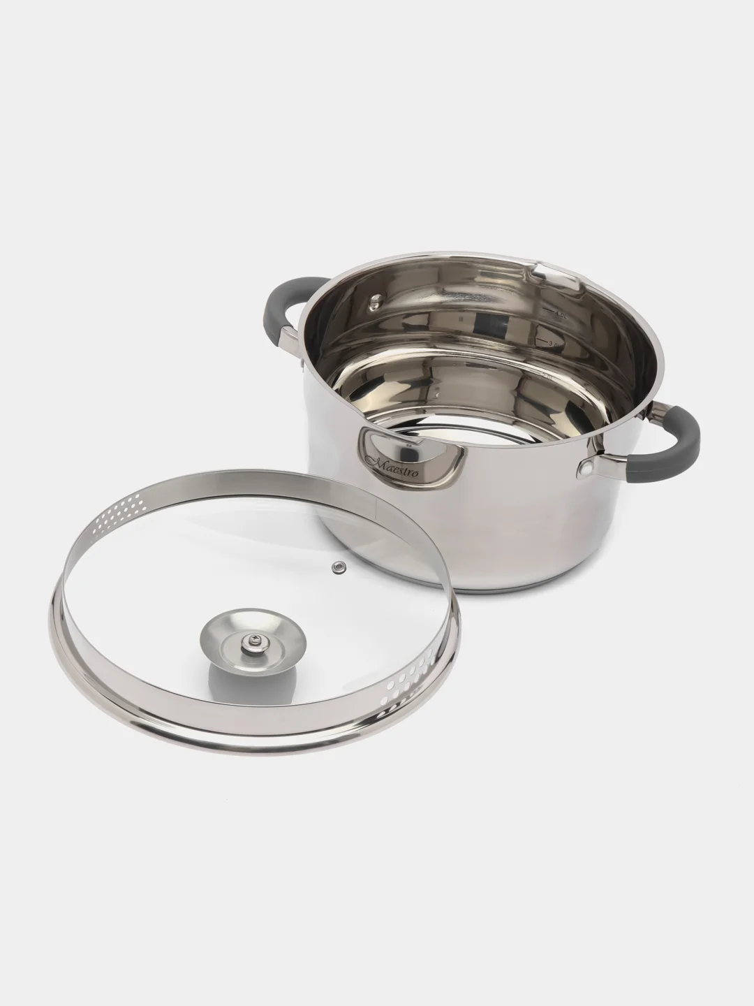 Кастрюля Maestro MR-3507-24, с крышкой, 5,6 л, 24 см