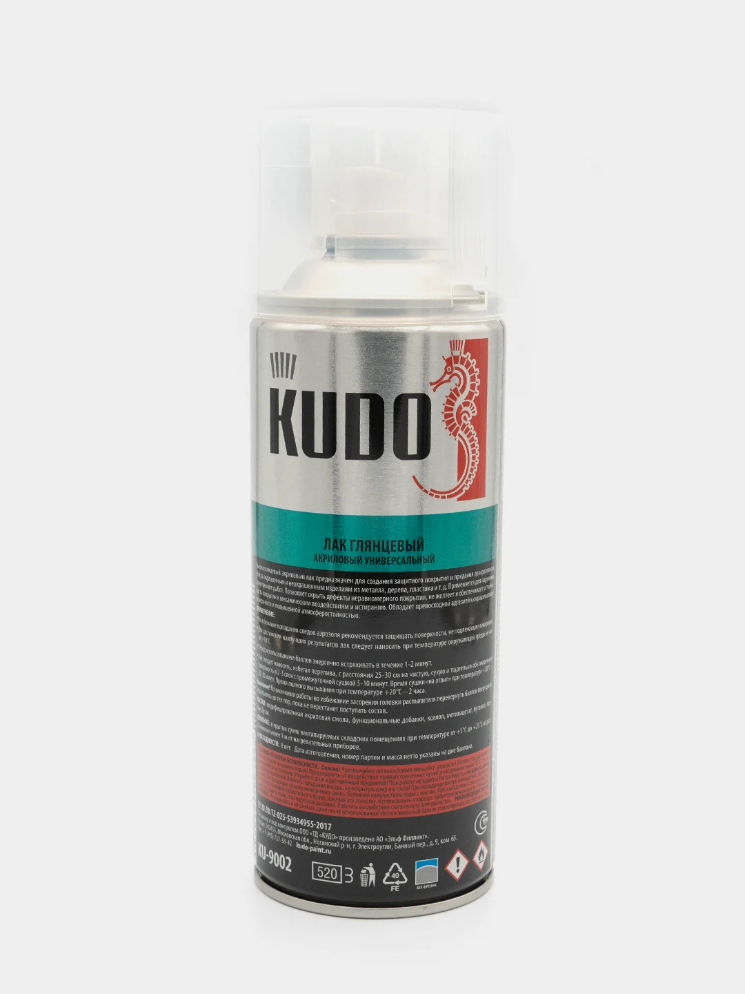 Лак акриловый KUDO, универсальный, глянцевый