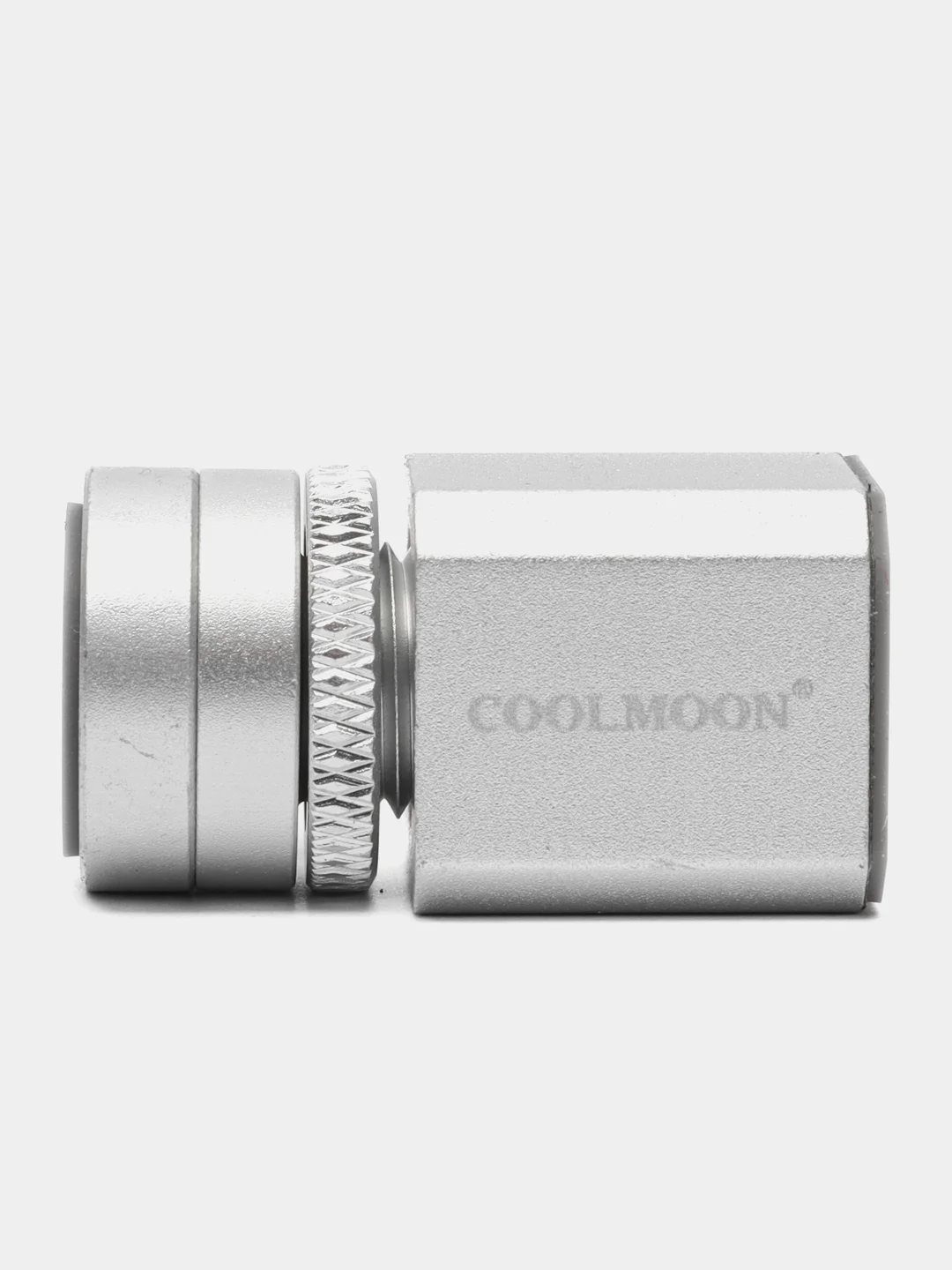 Серебряный держатель для видеокарты CoolMoon / кронштейн видеокарты 50-120 мм, чёрный, серебряный