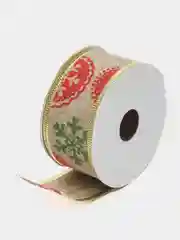 Бежевый упаковочная декоративная, лента-бант для подарка