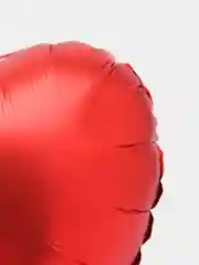 Алый фольгированный воздушный шар в форме сердца, 45 см, 2 шт
