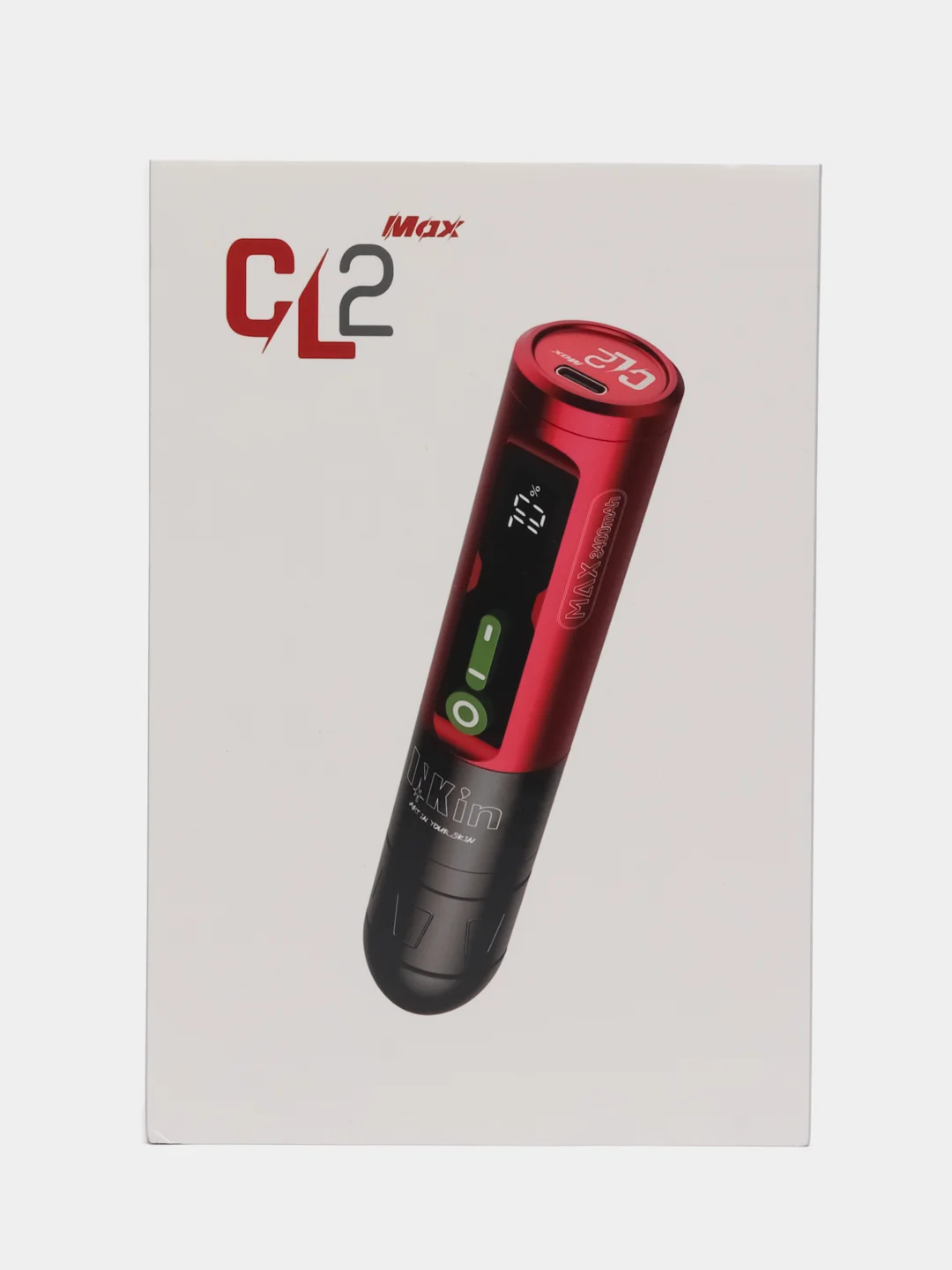 Красный беспроводная тату машинка для татуировки и татуажа EZ Inkin CL2 Max Wireless Pen, 3400 mAh