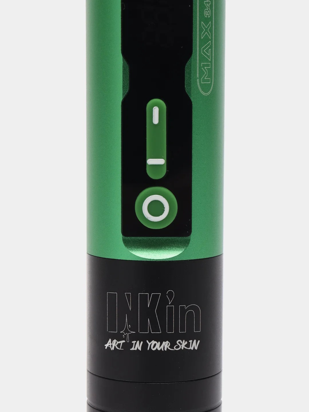 Тёмно-зелёный беспроводная тату машинка для татуировки и татуажа EZ Inkin CL2 Max Wireless Pen, 3400 mAh