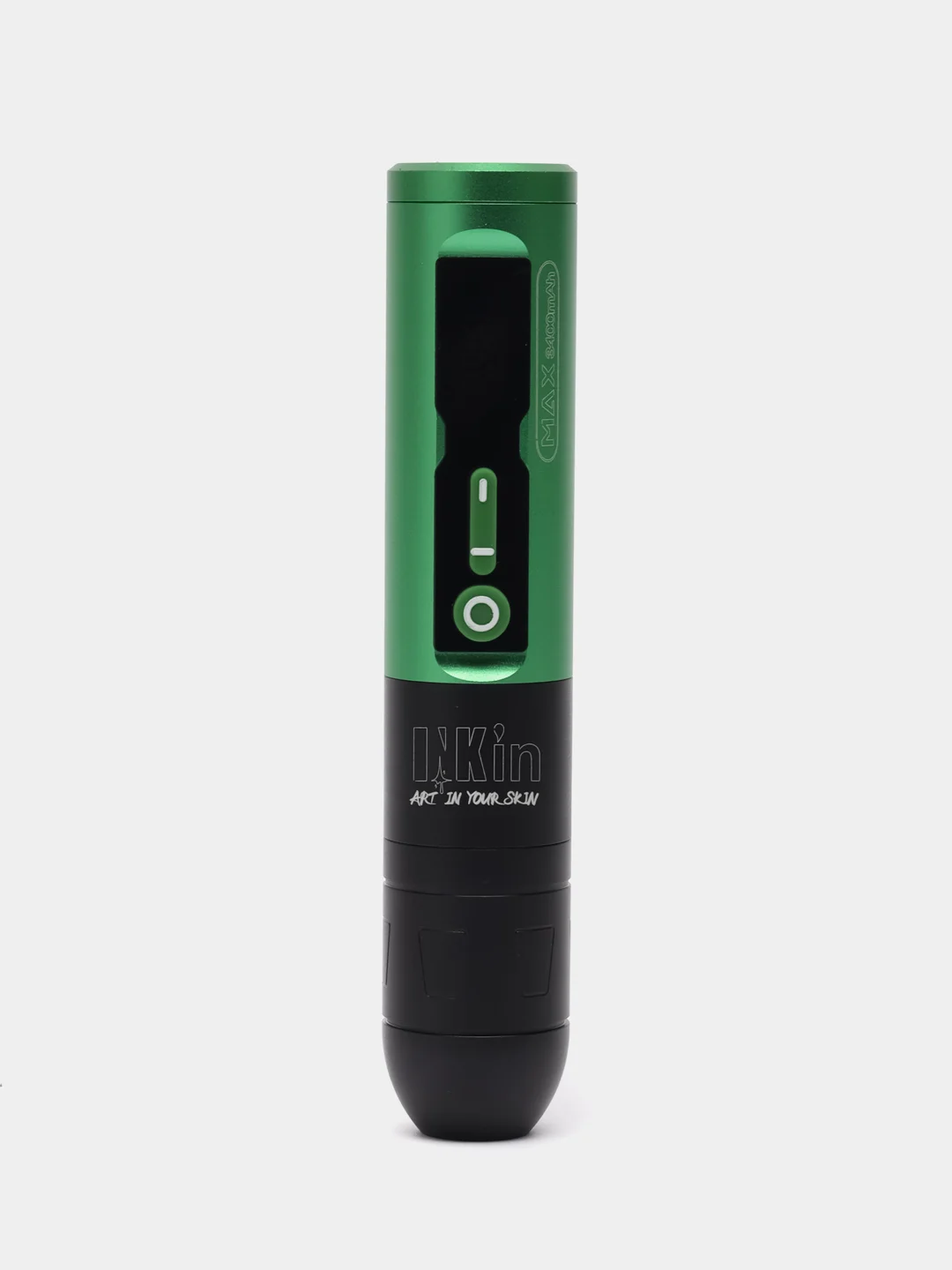 Тёмно-зелёный беспроводная тату машинка для татуировки и татуажа EZ Inkin CL2 Max Wireless Pen, 3400 mAh