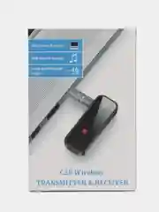Автомобильный Bluetooth AUX, с микрофоном 3.5 мм, чёрный