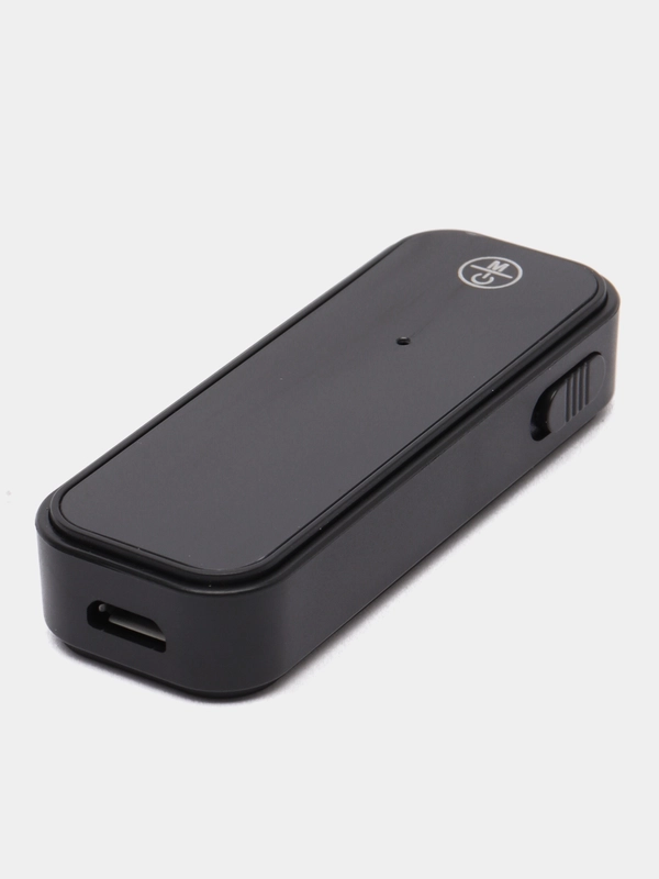 Автомобильный Bluetooth AUX, с микрофоном 3.5 мм, чёрный