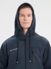 Светло-синий спортивный флисовый костюм
