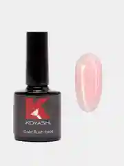 Бежевый цветная камуфлирующая база для ногтей маникюра, гель лака "KOYASH" с поталью